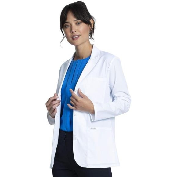 Cherokee Women Scrubs Lab Coat 28'' Consultation - Picture 5 of 7